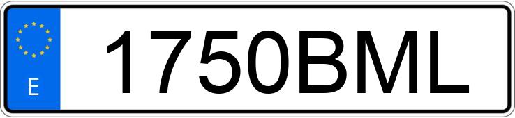 Numer rejestracyjny 1750BML posiada OPEL ASTRA