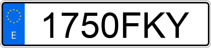 Numer rejestracyjny 1750FKY posiada OPEL ZAFIRA Numer rejestracyjny 1750FKY posiada OPEL ZAFIRA