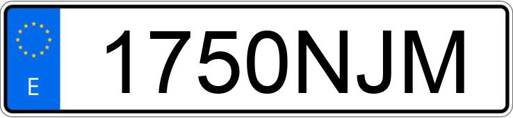 Numer rejestracyjny 1750NJM posiada OPEL CORSA