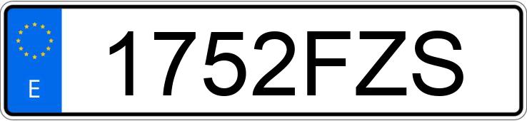 Numer rejestracyjny 1752FZS posiada TOYOTA YARIS