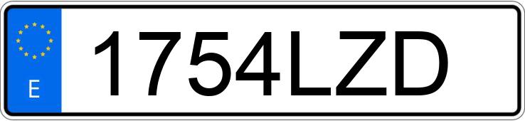 Numer rejestracyjny 1754LZD posiada HYUNDAI I30