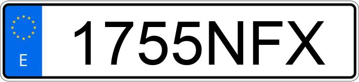 Numer rejestracyjny 1755NFX posiada PEUGEOT 106 Numer rejestracyjny 1755NFX posiada PEUGEOT 106