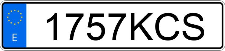 Numer rejestracyjny 1757KCS posiada IVECO DAILY