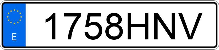 Numer rejestracyjny 1758HNV posiada OPEL ASTRA