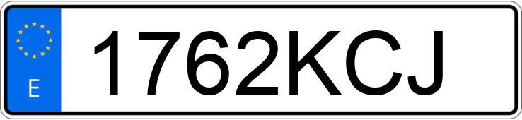 Numer rejestracyjny 1762KCJ posiada KIA CEED Numer rejestracyjny 1762KCJ posiada KIA CEED
