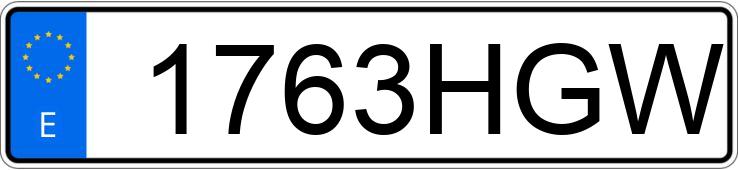 Numer rejestracyjny 1763HGW posiada FORD C-MAX