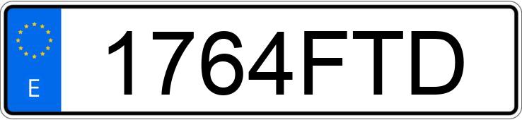 Numer rejestracyjny 1764FTD posiada FORD FOCUS Numer rejestracyjny 1764FTD posiada FORD FOCUS