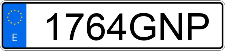 Numer rejestracyjny 1764GNP posiada FORD FOCUS CC