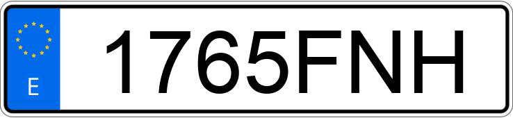 Numer rejestracyjny 1765FNH posiada HONDA ACCORD