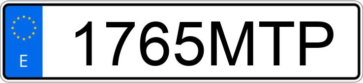 Numer rejestracyjny 1765MTP posiada OPEL CORSA