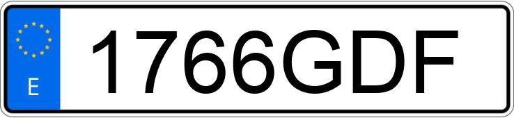 Numer rejestracyjny 1766GDF posiada SEAT IBIZA Numer rejestracyjny 1766GDF posiada SEAT IBIZA