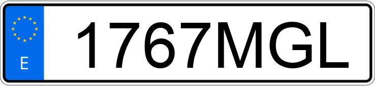Numer rejestracyjny 1767MGL posiada BMW X5