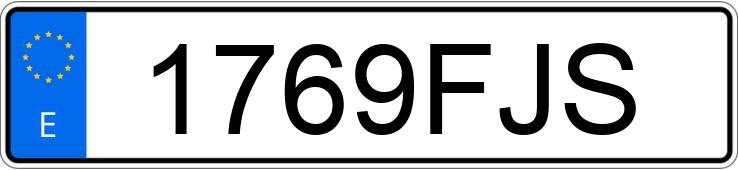 Numer rejestracyjny 1769FJS posiada CHRYSLER 300 C