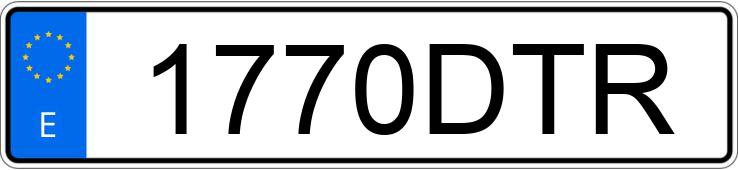 Numer rejestracyjny 1770DTR posiada SSANGYONG/KGM KORANDO KJ