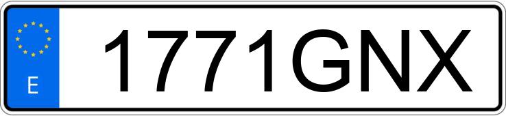 Numer rejestracyjny 1771GNX posiada AUDI A3 SPORTBACK Numer rejestracyjny 1771GNX posiada AUDI A3 SPORTBACK