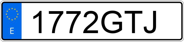 Numer rejestracyjny 1772GTJ posiada AUDI A3 SPORTBACK Numer rejestracyjny 1772GTJ posiada AUDI A3 SPORTBACK