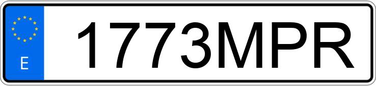 Numer rejestracyjny 1773MPR posiada VOGE 525