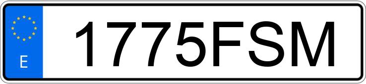 Numer rejestracyjny 1775FSM posiada ALFA ROMEO BRERA