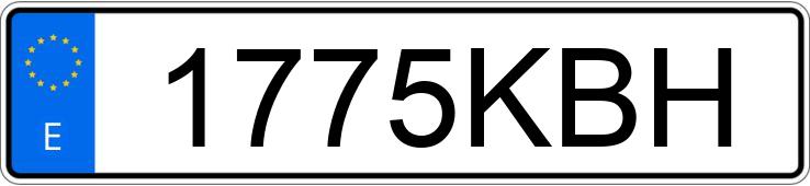 Numer rejestracyjny 1775KBH posiada HYUNDAI I30