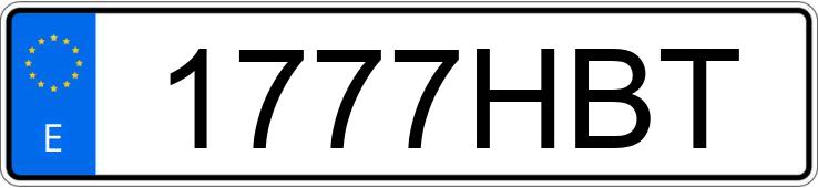 Numer rejestracyjny 1777HBT posiada BMW SERIE 1 Numer rejestracyjny 1777HBT posiada BMW SERIE 1