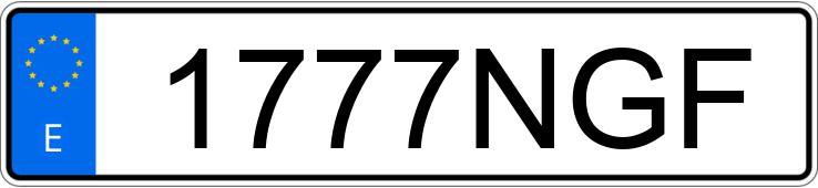 Numer rejestracyjny 1777NGF posiada MAN TGX