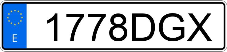 Numer rejestracyjny 1778DGX posiada RENAULT MODUS