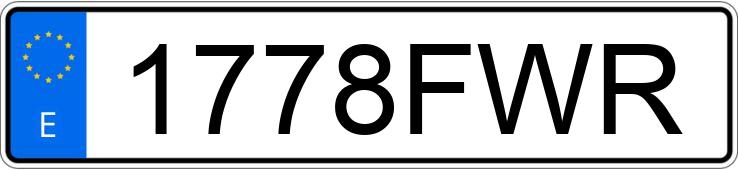 Numer rejestracyjny 1778FWR posiada VOLKSWAGEN GOLF Numer rejestracyjny 1778FWR posiada VOLKSWAGEN GOLF