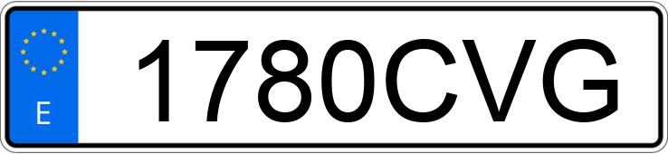 Numer rejestracyjny 1780CVG posiada BMW SERIE 3