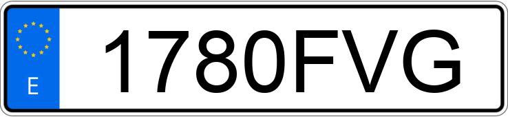 Numer rejestracyjny 1780FVG posiada OPEL CORSA