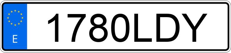 Numer rejestracyjny 1780LDY posiada PEUGEOT RIFTER