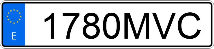 Numer rejestracyjny 1780MVC posiada MERCEDES CLA (117)