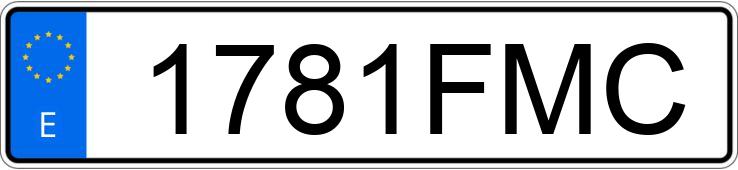 Numer rejestracyjny 1781FMC posiada FORD FOCUS C-MAX