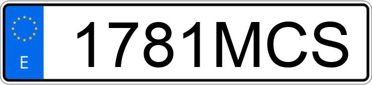 Numer rejestracyjny 1781MCS posiada BMW SERIE 3