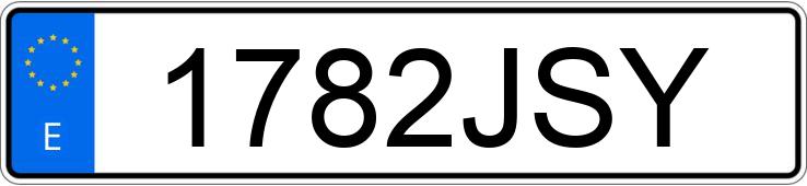 Numer rejestracyjny 1782JSY posiada MERCEDES S (222)