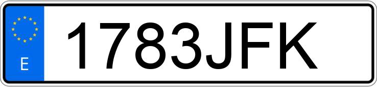 Numer rejestracyjny 1783JFK posiada PEUGEOT 208 Numer rejestracyjny 1783JFK posiada PEUGEOT 208
