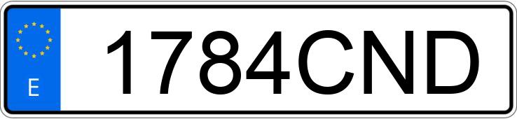 Numer rejestracyjny 1784CND posiada MERCEDES SPRINTER 208 CDI CH-CAB. 3000 2.6T