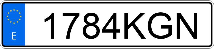 Numer rejestracyjny 1784KGN posiada VOLKSWAGEN GOLF Numer rejestracyjny 1784KGN posiada VOLKSWAGEN GOLF