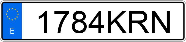 Numer rejestracyjny 1784KRN posiada TALBOT SUNBEAM Numer rejestracyjny 1784KRN posiada TALBOT SUNBEAM