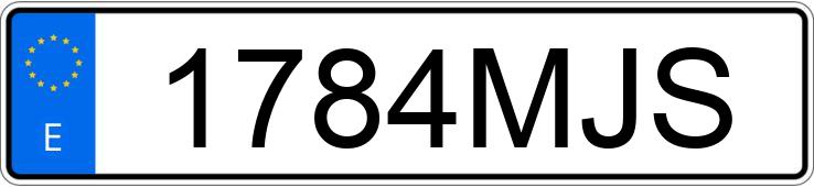 Numer rejestracyjny 1784MJS posiada AUDI RS6