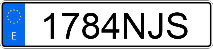 Numer rejestracyjny 1784NJS posiada MERCEDES CLA (118)