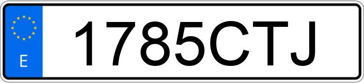 Numer rejestracyjny 1785CTJ posiada NISSAN X-TRAIL