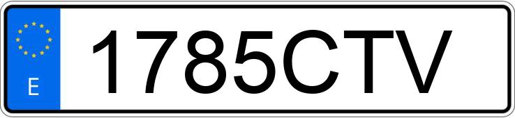 Numer rejestracyjny 1785CTV posiada TOYOTA COROLLA Numer rejestracyjny 1785CTV posiada TOYOTA COROLLA