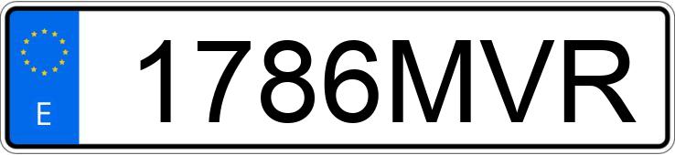 Numer rejestracyjny 1786MVR posiada VOLKSWAGEN GOLF Numer rejestracyjny 1786MVR posiada VOLKSWAGEN GOLF