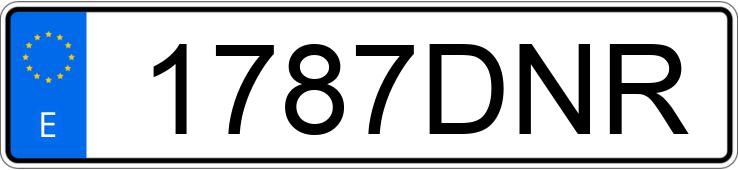 Numer rejestracyjny 1787DNR posiada SEAT IBIZA Numer rejestracyjny 1787DNR posiada SEAT IBIZA