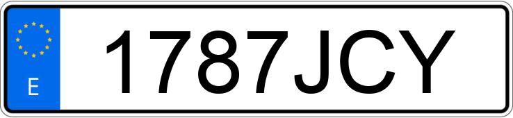 Numer rejestracyjny 1787JCY posiada MERCEDES G (463)