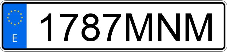 Numer rejestracyjny 1787MNM posiada VOLVO FH13