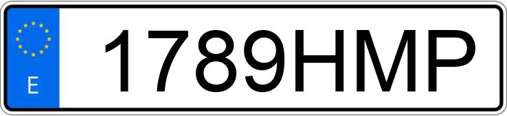 Numer rejestracyjny 1789HMP posiada OPEL ZAFIRA TOURER Numer rejestracyjny 1789HMP posiada OPEL ZAFIRA TOURER