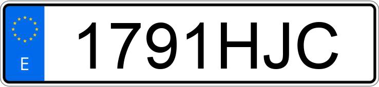 Numer rejestracyjny 1791HJC posiada JEEP GRAND CHEROKEE