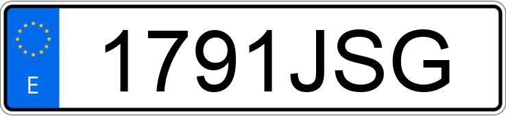 Numer rejestracyjny 1791JSG posiada SEAT LEON