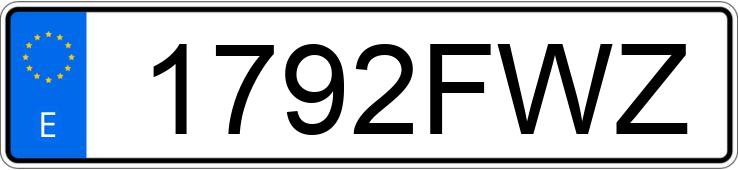 Numer rejestracyjny 1792FWZ posiada RENAULT MEGANE Numer rejestracyjny 1792FWZ posiada RENAULT MEGANE